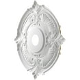 thumbnail image 4 of Ekena Millwork 22"OD x 3 1/2"ID x 1"P Attica Thermoformed PVC Ceiling Medallion (Fits Canopies up to 7 3/4"), Universal Aged Metallic Vintage Gold, 4 of 10