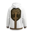 thumbnail image 2 of Bysome Boys Sweatshirts Graphic Print Long Sleeve Hooded Tees Autumn Halloween Warm Boys Hoodies Size 12-13 Years White, 2 of 3