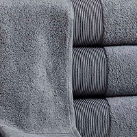 Modern Threads Aircloud 18-Piece Cotton Bath Towel Set, Charcoal