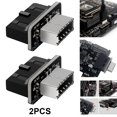 thumbnail image 1 of Adaptador USB3 0 19P/20P a TYPE-E convertidor puerto inserción TYPE-C enchufe para placa base 2 uds., 1 of 6
