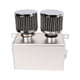 thumbnail image 4 of Kit de lata de recolección de aceite de 1200 ml Motor Doble deflector Depósito de aceite de doble filtro Accesorio de manguera AN8 Plata, 4 of 20
