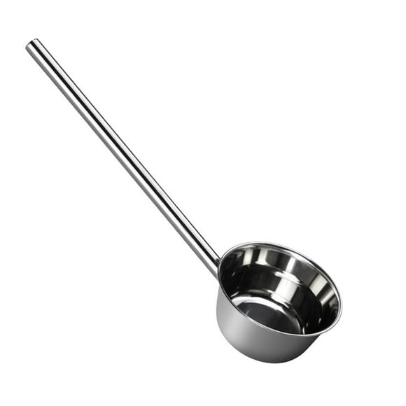 1pc Water Ladle Stainless Steel Thickened Long Water Bailer Garden Water Ladle