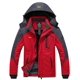 thumbnail image 1 of Chaqueta de esquí de montaña impermeable Wantdo para hombre, color rojo XL, 1 of 6