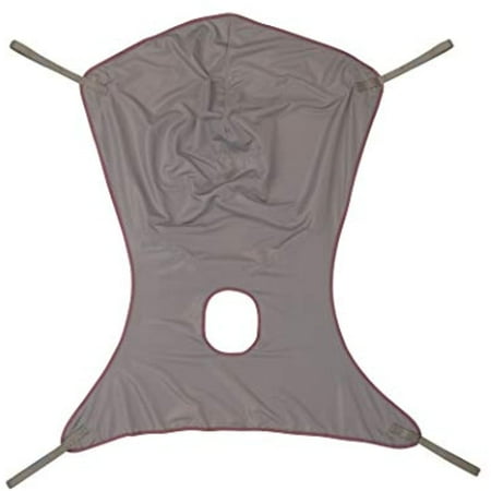 Invacare Premier Comfort Full Body Sling with Commode Opening for Patient Lifts, 500 lb. Weight Capacity, Polyester Fabric, Medium, 2451093