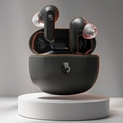 Skullcandy Rail XT True Wireless Inner Ear Earbuds with Skull-iQ, True Black