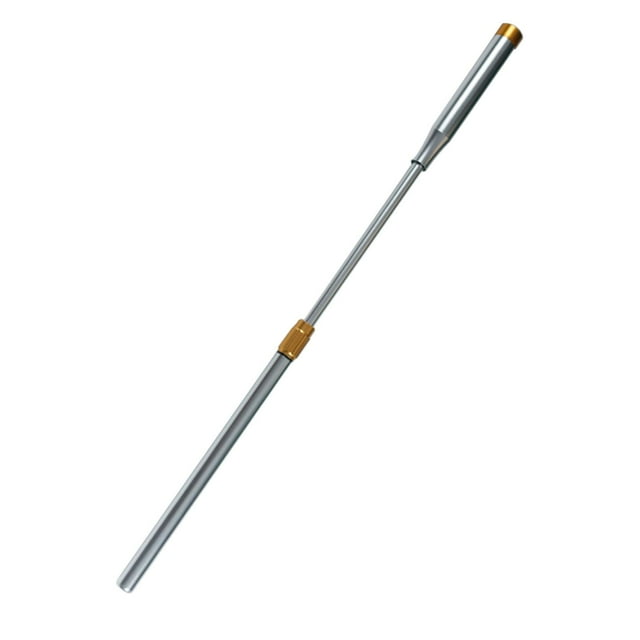 Extensor de Taco de Billar Zulema Retráctil 28,5 a 40 Pulgadas Plata y Oro