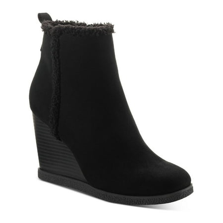 

Sun + Stone Womens Camillia Zip up Platform Wedge Boots