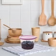 thumbnail image 6 of Small Glass Bowls With Airtight Lids Leak Proof 8oz Stackable Custard Cups Prep Bouillon Cups Mixing Bowls For Sauces Dips Candy Dessert Microwave Safe, 6 of 6