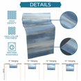thumbnail image 6 of Gray Blue Ombre Table Runner 90 Inches, Modern Abstract Watercolor Stripes Bed Runner Dresser Scarves Tabletop for Indoor Outdoor Parties/Ceremony/Banquet, 13" x 90", 6 of 9