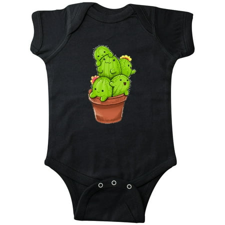 

Inktastic Cute Budding Cactus Party Gift Baby Boy or Baby Girl Bodysuit