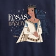 thumbnail image 3 of Disney Wish - Rosas Royalty  - Toddler & Youth Crewneck Fleece Sweatshirt, 3 of 5