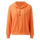 thumbnail image 2 of Gibobby Suéteres mujer, Suéter casual de manga larga con cuello en V para mujer(Naranja,G), 2 of 5
