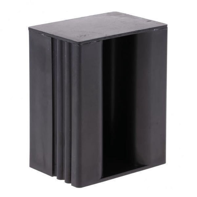 2x Mango De Tabla De Paddle De Pie Con Forma Cuadrada Portátil (negro)