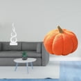 thumbnail image 2 of Escultura de calabaza de resina moderna con forma de llama, adorno decorativo para oficina, patio, estantería, sofá, cojín, dormitorio, regalo de, 2 of 8