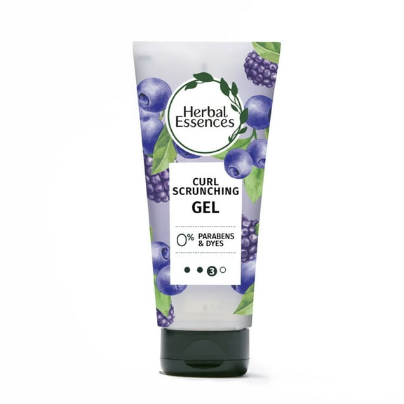 Herbal Essences Curl Scrunching Hair Spray Gel, Curly Hair Gel, 24-Hour Hold & Frizz Control, 6 oz