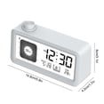 thumbnail image 3 of Danhjin Alarm Clock Digital Electronic Clock LED Display Electronic Clock Stereo Digital Display Snooze Alarm Clock 12/24H Switching Countdown Time, 3 of 6