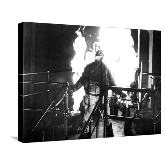 Art.com White Heat, James Cagney, 1949 Stretched Canvas Print Wall Art, 24" x 18"