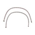 thumbnail image 1 of Manguera Blanda De Agua Para El Hogar Baño De Cocina Tubería De Agua De Acero Inoxidable Suave Espesar Conector 3/8 Pulgadas 60Cm De Largo Manguera Trenzada Resistente Al Frío Y Al Calor 2 Uds Eigraketly HA013918-00, 1 of 6