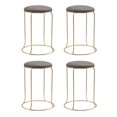 thumbnail image 3 of Kings Brand Furniture Carmilla Upholstered Counter Height Stool (Grey, 18 inches), 3 of 5