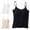 Black+White+Beige, variant on Uccdo Big Girls Womens Camisole Workout Yoga Racerback Tank Tops Basic Cami with Built in Shelf Bra, Pack of 3