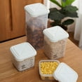 thumbnail image 4 of YIKA Tupperware Container Kitchen Transparent Moisture-Proofs And Fresh-Keeping Sealed Storage Tank Kitchen Storage M, 4 of 7