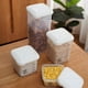 thumbnail image 3 of Recipientes transparentes para almacenamiento de cocina con tapa | Cierre hermético de 4 lados para conservar la frescura a prueba de humedad | Organización hermética para la despensa de alimentos, 3 of 3