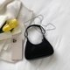 thumbnail image 3 of Bolsa De Mensajero Bolso bandolera de embrague de moda con diamantes de imitación para mujer (negro) Sywqhk Para Estrenar, 3 of 8