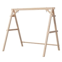 Ktaxon 4FT Porch Swing Stand, Original Wooden A-Frame with 600lb Capacity for Outdoor Swings