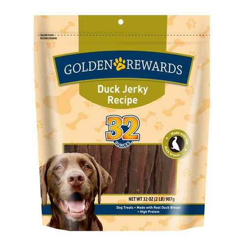 Golden Rewards Duck Jerky Dog Treats, 32 oz by Generic