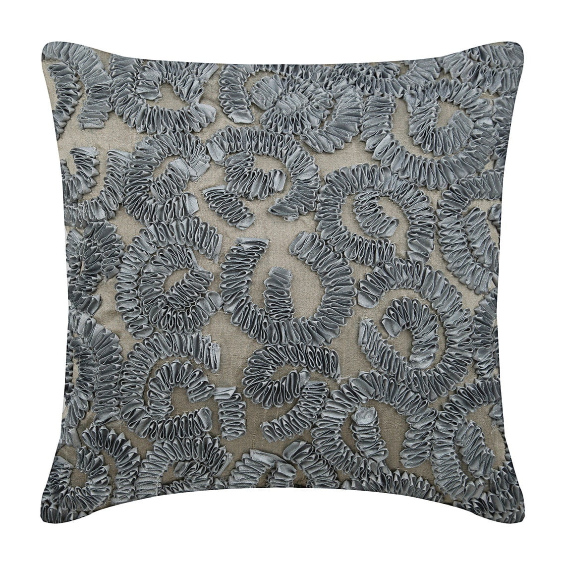 Grey Throw Pillow Cover, Modern Geometric Pillow Cover, 12x12 inch