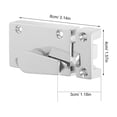 thumbnail image 2 of unbranded Cerradura Plateada Para Puerta Con Indicador De Privacidad Y Mecanismo, 2 of 8