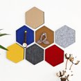 thumbnail image 3 of Multifuncional innovador hexagonal fieltro etiqueta de la pared removible autoadhesivo EVA Abanopi 12mm, 3 of 7
