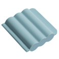 thumbnail image 1 of Ice Cube Mold Silicone DIY Flexible Wave Shape Ice Cube Tray Ice Maker with Lid, 1 of 10