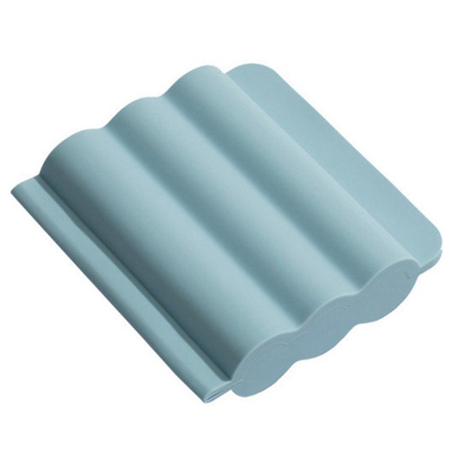 Ice Cube Mold Silicone DIY Flexible Wave Shape Ice Cube Tray Ice Maker with Lid