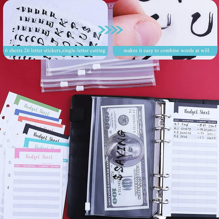 A6 Personal/hole Punch Option for Truea6 Binders/minimal Style Cash  Envelopes/custom Categories 