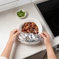 thumbnail image 6 of Insulated Food Covers, 30 Pack Reusable Bowl and Plate Covers with Elastic, Aluminum Foil Lined to Keep Food Warm, Perfect for Parties, Potlucks, and Thanksgiving B, 6 of 6