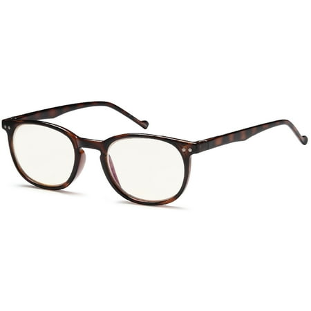 GAMMA RAY 010 Slim Vintage Computer Readers Reading Glasses Anti Reflective Anti Glare Anti Eyestrain Lens for Digital Screens, UV400 Protection