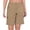 Khaki, variant on Little Donkey Andy Women's Hiking Shorts 9 Inch Inseam, Lightweight Golf Shorts Quick Dry with Zippered Pockets (Blue XXS)
