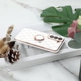 thumbnail image 6 of for Samsung Galaxy S22 Case with Ring Holder Stand Luxury Glitter Plating Gold Edge 360 Rotation Kickstand Phone Case for Women Shockproof Soft Flexible TPU Protective Cover Case-White, 6 of 12