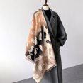thumbnail image 4 of Nueva bufanda cálida de invierno para mujer, bufandas con estampado de gato de dibujos animados degradado, chales gruesos para estudiantes, bufandas a prueba de viento y frío, manta Echarpe, 4 of 5