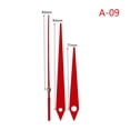thumbnail image 3 of Clock Movement Mechanism, Non Ticking Hands, Replacement Clock Hands Kit Made of Aluminum, DIY Clock Parts Replacement for Clock Repair, 5 Sets of Red, 3 of 7
