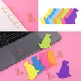 thumbnail image 4 of CD4-Cute Dog Sticky Notes with Paper Clips, 210 Sheets Cartoon Animal Self-Stick Notes Index Tabs Dog Shape Memo Pads Index Tabs 7 Pack (7 Color)*04, 4 of 7