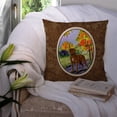 thumbnail image 3 of Carolines Treasures SS8427PW1414 Chesapeake Bay Retriever Fabric Decorative Pillow, 14Hx14W, multicolor, 3 of 4