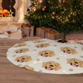 thumbnail image 6 of Sikiie Labrador Retriever Dog 30-48 inches {designName} Print Christmas Tree Skirt Snowman Xmas Tree Skirt with Edge Christmas Decorations for Holiday Party30", 6 of 7