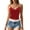 Red, variant on Wang6 Women Spaghetti Strap Camisole Tops Ribbed Double Layer Lace Tank Tops Trendy Sleeveless V Neck Stretchy Cami T Shirts Undershirts White XL