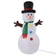 thumbnail image 3 of Muñeco de nieve inflable navideño Ticfox con luces LED para decoración exterior Enchufe estadounidense 110-240V, 3 of 14