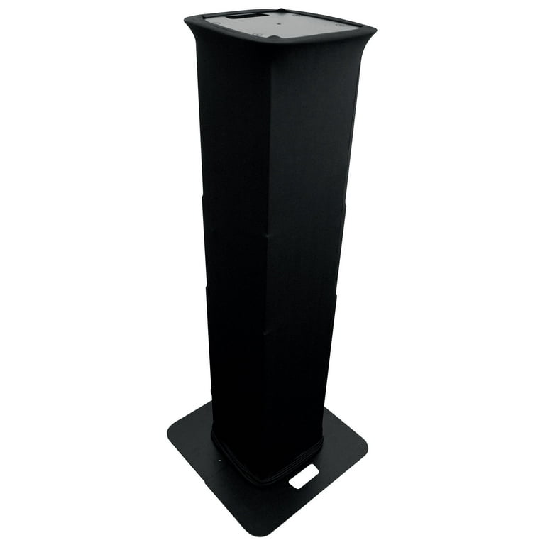 Rockville Professional Setup of 2 RTP-GO Portable DJ Totem Stand