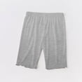 thumbnail image 5 of Gubotare Girls Biker Shorts Elastic Waist Casual Ruffled Pants Kids Stretchy Breathable Outdoor Dance Athletic Bottoms Size 10-12 (Grey,10-12 Years), 5 of 6