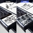 thumbnail image 3 of Expandable Kitchen Drawer Organizer Utensil Tray Holder Silverware Organizer and Cutlery Tray for Kitchen Flatware Spoon Cutter, 3 of 8