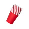 thumbnail image 1 of Vasos de papel desechables Bewildely 10 Uds. para jardín de infantes color rojo, 1 of 6